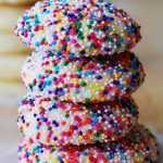 Vanilla Sugar Cookies With Sprinkles